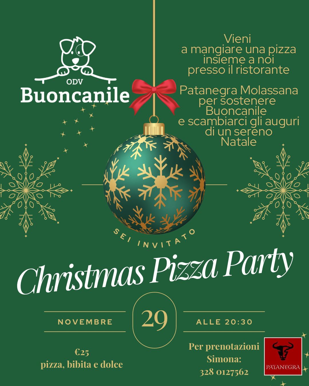 Pizzata benefit di Natale
